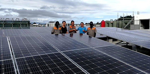  50KW  Commercial Système d'énergie solaire sur le toit hors réseau aux Philippines