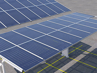 abri de voiture solaire